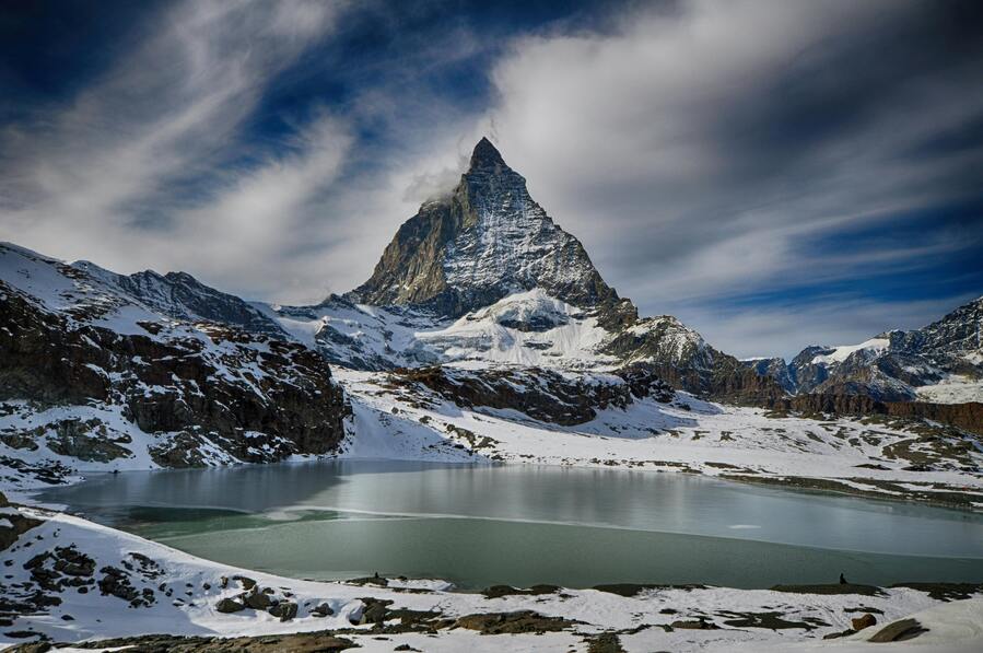 Landskapets skönhet vid Matterhorn