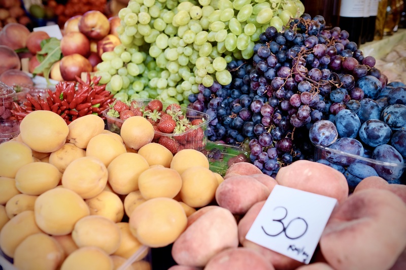 Fruktmarknad i Trogir